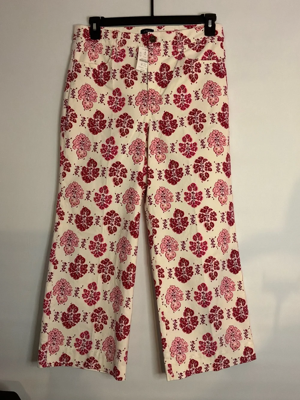 🌙✨🆕🏷️ J.Crew Floral Wide-Leg Pants Size 29 NWT